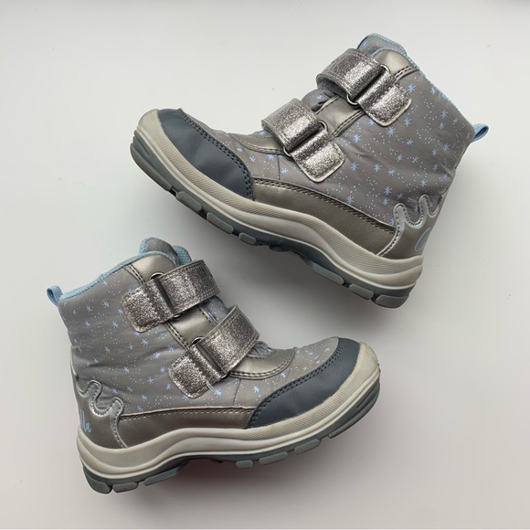 GEOX Girls Cinderella Disney princess winter snow boots sz 9 - Picture 2 of 7